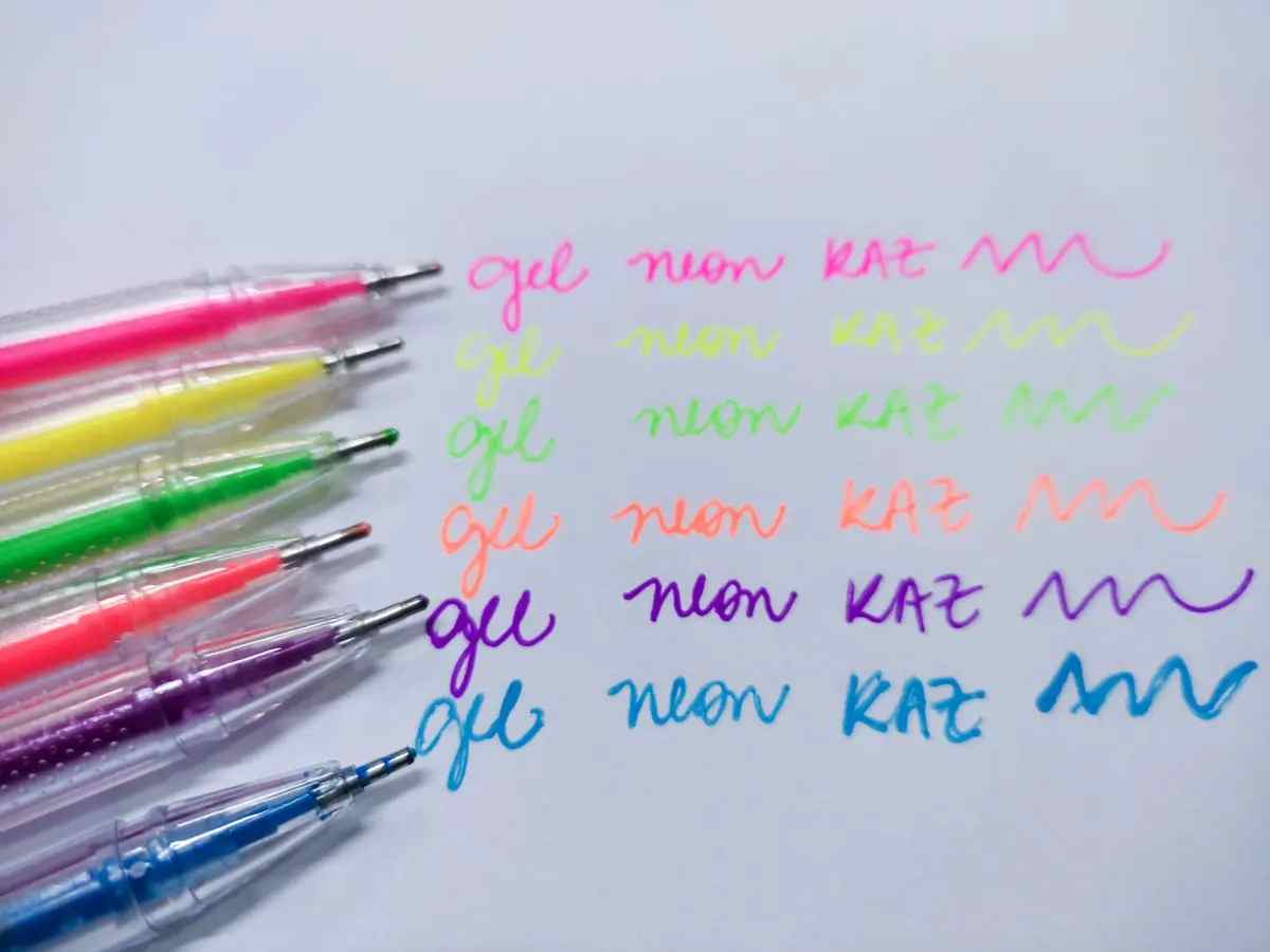 CANETA GEL NEON C/6